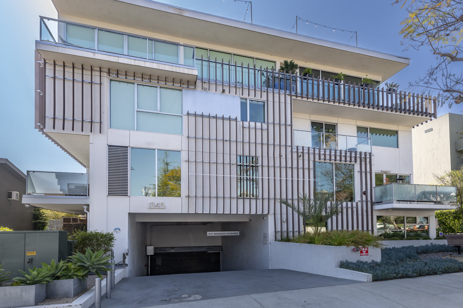 Street-facing facade and landscaping